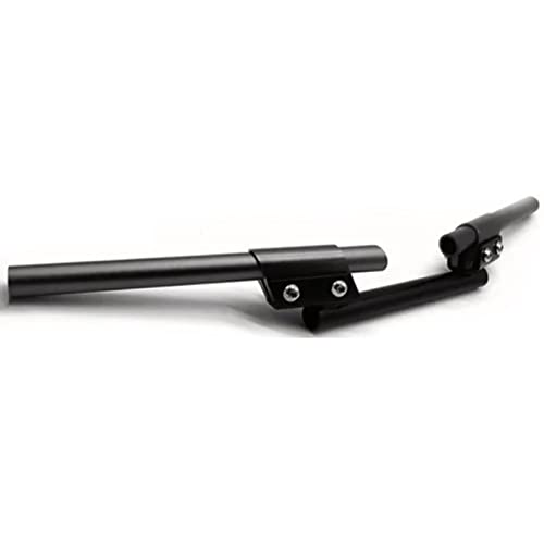 Guidon de Moto en Aluminium, Guidon de Moto Installation Facile Coffre-fort Réglable Pratique pour une Utilisation en Extérieur (Noir)