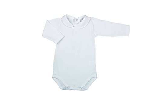 BabyVip - Tutina Body per Bambino e Bambina, Modello Classico A Manica Lunga, 100% Cotone, Bottoni Automatici