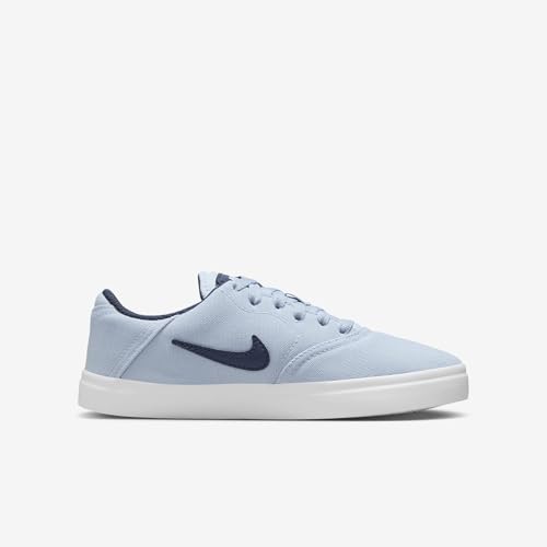 Nike SB Check Canvas Big Kids' Skate Shoes (905373-407, Light Armory Blue/White/White/Midnight Navy) Size 73