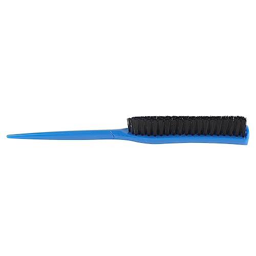 Pilipane Slick Back Hair Brush, Hair Brush, 3 Row Nylon Add Hair Teasing Brush Use for Detangling, Smoothing, w ave Styles, Soft on Scalp, Restore Shine and Texture(Blue)
