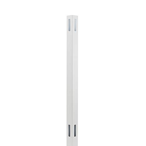 Outdoor Essentials Pro Series Hudson 98 in. White Vinyl Routed Fence Corner Post