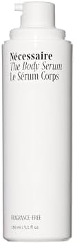 Nécessaire The Body Serum – Fragrance-Free Hyaluronic Acid Body Serum for Women+ Men. Niacinamide Firming Body Lotion – Fast-Absorbing for Sensitive + Eczema-Prone Skin. 150 ml / 5.1 fl oz.