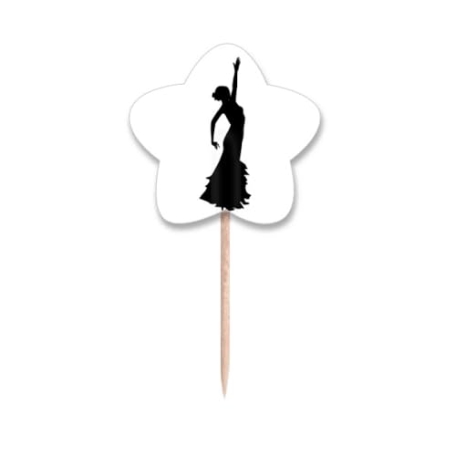 Folk dance performance cure-dents drapeaux pour sublimer un buffet terne