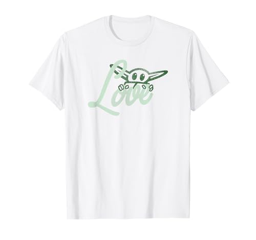T-shirt Grogu Mandalorian original en coton vert pour fan de Star Wars