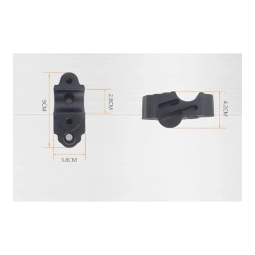 Adaptador abrazadera manillar de aluminio que eleva tu posición en la Flag 500 5