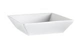 CAC China KSE-B6 Kingsquare 6-Inch 15-Ounce Super White Porcelain Square Bowl, Box of 24