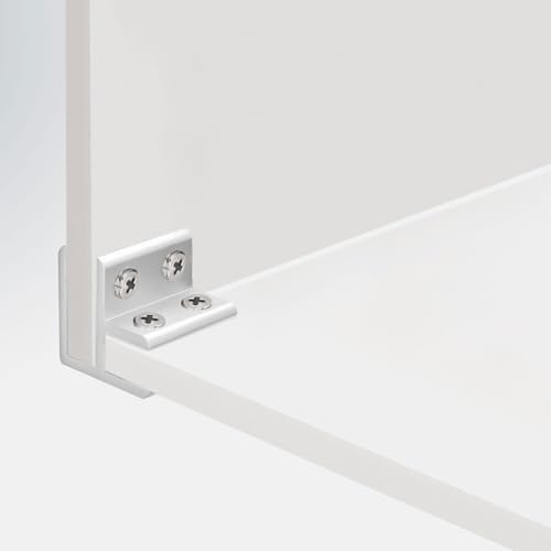 Support d'étagère en verre en alliage d'aluminium de haute précision à 90° - 6