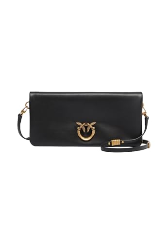 Pinko sac à épaule bandoulière Click Soft Horizontal noir chic pour femme
