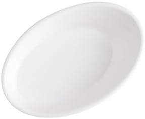TableCraft 10313W Mini Bowl, 3/4 oz., 3-1/2" x 2-1/4" x 1-1/8", Oval, Dishwasher