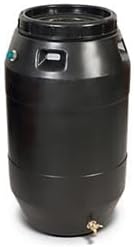 48-55 gal Rain Barrel - Black