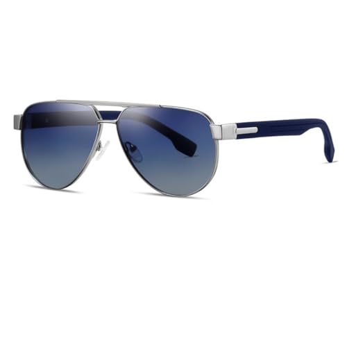 Lunettes polarisées UV400 en métal pour stopper la fatigue oculaire