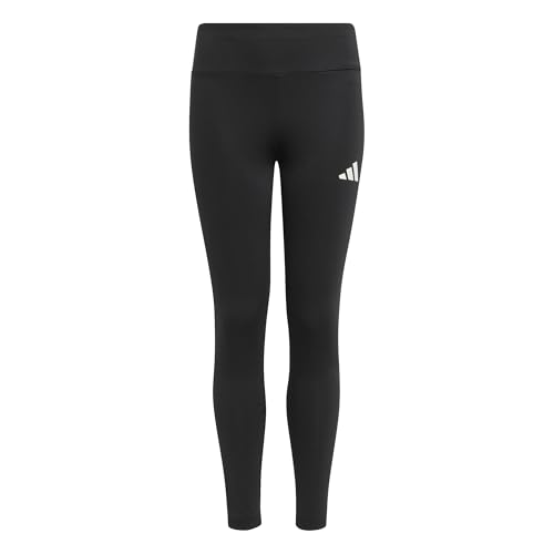 adidas Girl's TRAIN ESSENTIALS 3-STRIPES LEGGINGS, core black/cloud white, 13-14 Years