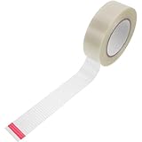 MAGICLULU Fiberglass Tape High Adhesion Reinforced Glass Fiber Tape 40mm X 50m for Construction and Tarp