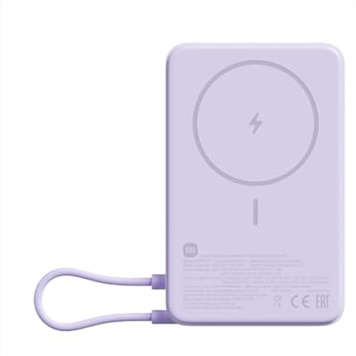 Xiaomi Magnetic Power Bank 10000 con Soporte Incorporado Morado
