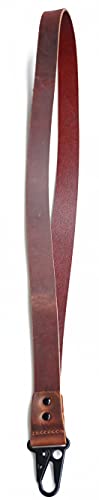 Jeereal Rustic Leather Necklace Lanyard Neck Strap Key Holder Badge Holder #TOP2