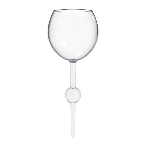 The Beach Glass- SINGLE Original Floating Acrylic Wine Glass- for Pool, Beach, Camping, Picnic and Outdoor - Crystal Clear