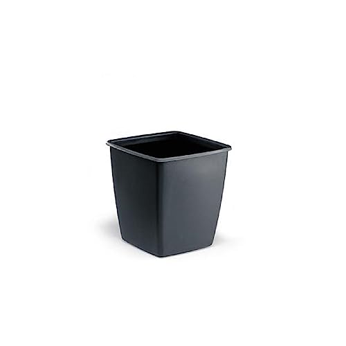 Corbeille à papier carrée Durable Optimo anthracite 18L