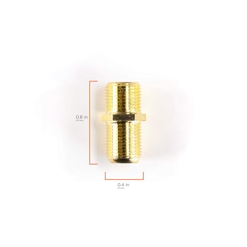 Conectores coaxiales F tipo hembra paquete x10 miniatura 7
