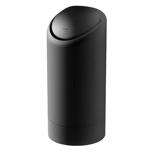 Image of SARTE Car Mini Dustbin With Lid Silicon Material Perfect For Car Trash Bin And Dustbin Holder For Car for (Pack of 1) Black Color