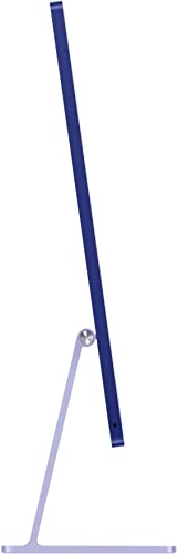 Image of 2021 Apple iMac with Apple M1 Chip with 8-core CPU (24-inch, 16GB RAM, 256GB SSD Storage) (QWERTY English) Purple (Renewed)