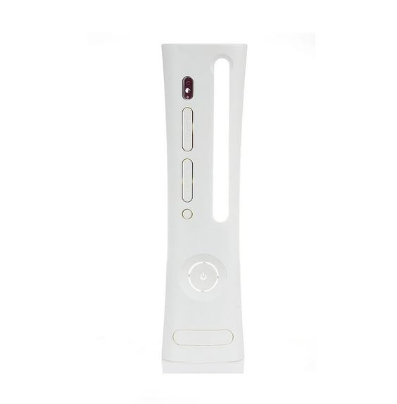 Front Face Plate Front Shell Cover Faceplate for Xbox 360 Fat Replacement (White)