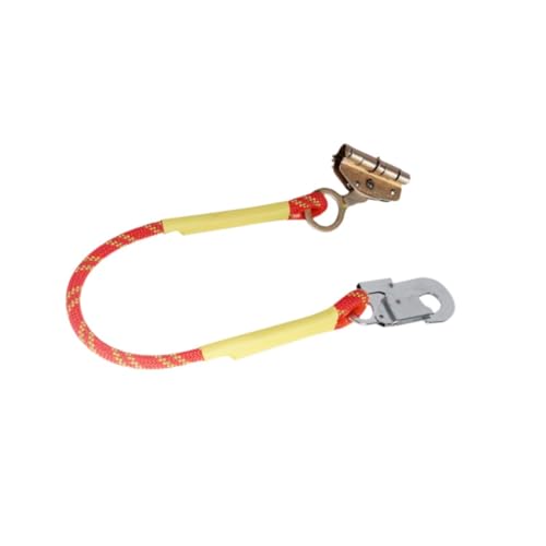 Harilla Corda anticaduta autobloccante Corda di sicurezza Pratico e robusto Cordino di protezione anticaduta portatile per lavoro Esplorazione di grotte