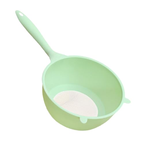 Milageto Colador de lavado de arroz, escurridor, de arroz, colador de arroz multiusos portátil para cocina, colador de lavadora de arroz para frijoles de, verde y l