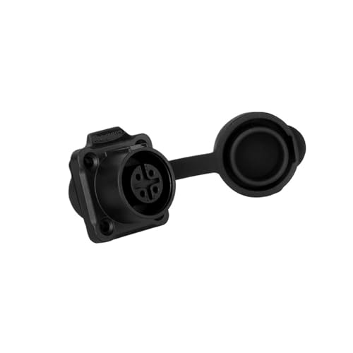 Conector industrial LP12 de 5 A y 4 pines hembra con brida IP68 2