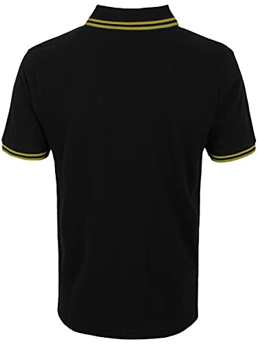 Nirvana Polo T Shirt Smiley Face Band Logo Nouveau Officiel Homme Noir - Les Beatles, Paul McCartney, John Lennon, RIngo Starr, George Harrison Nirvana Polo T Shirt Smiley Face Band Logo Nouveau Officiel Homme Noir – Image 3