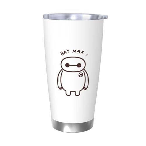 ベイマックス 水筒 真空断熱ケータイマグ 600ml ステンレスボトル 車用 直飲み 保温 保冷 フタ付きコーヒーカップ アウトドア 車のネイブに最適 スポーツタイプ ステンレスクールボトル 軽量 隔? 水筒 男の子 女の子