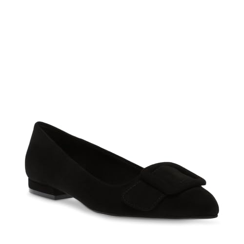 Ballerines plates Kalea pour femme chaussures daim noir Anne Klein taille 37