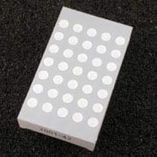 LED Displays amp; Accessories GREEN DIFFUSED 5X7 DOT MATRIX Pack of 10 (TA12-11GWA)