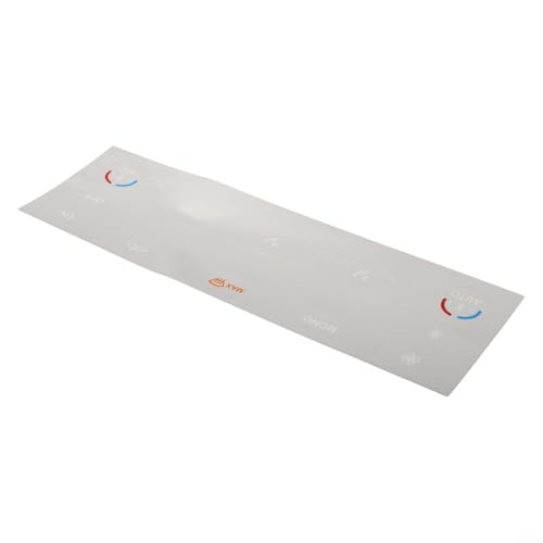 Pegatinas de reparación de botones de aire acondicionado para Ford S max y Mondeo Silver para fijar etiquetas de panel de control climático desteñidas con precisión