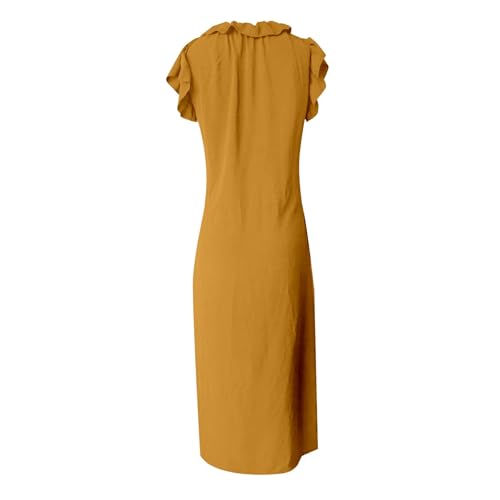 Mono de verano elegante de algodón con cuello en V para mujer 5