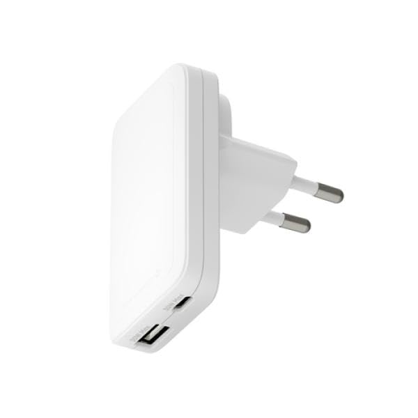 Cargador USB-C 30W y USB-A dbramante1928 Pro-EU-US de diseño compacto para viaje