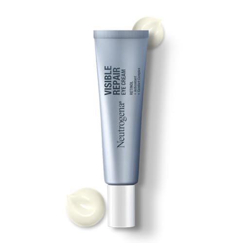 Neutrogena Visible Repair Retinol Day & Night Eye Cream | Boosts Collagen for Anti-Ageing | Reduces Dark Circles, Wrinkles & Fine Lines | 15g