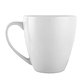 CAILIDE 39oz Large Coffee Mug Ceramic Tea Cup for Office and Home Big Capacity with Handle also for Soup, Cereal and Salad (white)