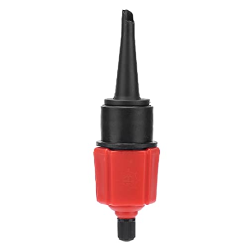 Generic Air Valve Adapter, Portable Multifunctional Inflatable SUP Pump Adaptor for Paddle Boards for Rubber Boats for Canoes(red)’