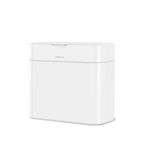 Image of simplehuman Compost Caddy, Detachable and Countertop Bin, 4 Liter / 1.06 Gallon, White