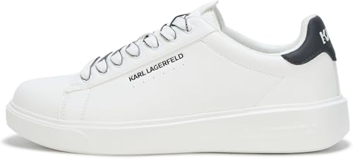 Image of Karl Lagerfeld Mens Lightweight Phylon Sole Faux Leather Sneaker