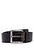 Produktbild BOSS Herren Gürtel Ledergürtel Echt Leder Business Gürtel Jeeko_Sz40, Farbe:Schwarz, Größe:105 cm, Artikel:-001 black