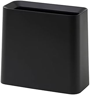 Ideaco TUBELOR Hi-Grande Designer Rectangular Trash Can, Conceals any Plastic Bag 3.0 Gal/11.5L, BLACK