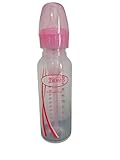 Dr. Brown's Narrow Baby Bottle,Pink,8oz