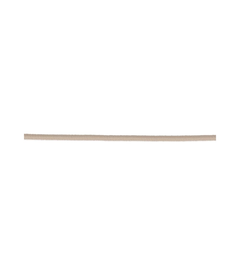 Élastique rond beige 1mm MDC 100m pour réparer vos vêtements détendus