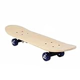 Evenlyao Patineta Pintada a Mano, monopatín para niños, Color sólido y Colorido, Tabla de Diapositivas Duradera para Principiantes