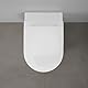 Duravit WC-Sitz Univavo, WC-Sitz D-shaped, Klobrille mit doppelter Absenkautomatik, Toilettendeckel Quick Release für einfache Montage, Klodeckel made in EU, Urea-Duroplast, Edelstahlscharniere, Weiß