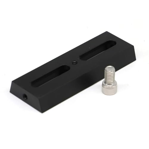 Placa de cola de milano de 120 mm: evita vibraciones con el tornillo de 3/8