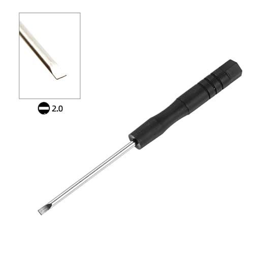 Tournevis portable 2,0 mm plat pour débloquer les vis d'ordinateurs portables - 6