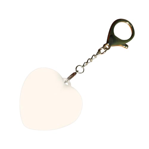 Lámpara de bolso – Luz LED de corazón con control táctil | Sin deslumbramiento, alto brillo, 3000 a 4000 mcd, accesorio con material de PC, romántica para viajes, camping, viajes, playa, acceso