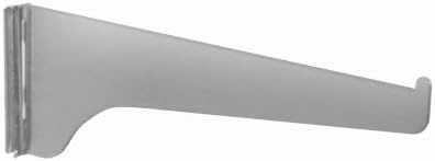 Series 80 Shelf Standard Bracket, Anochrome Steel, 8-in.